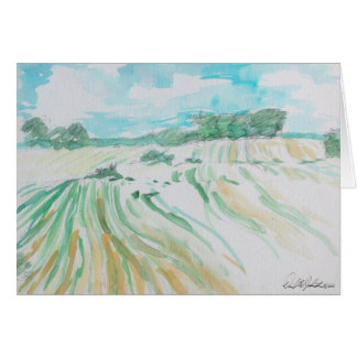 Farmland Waterverf Card