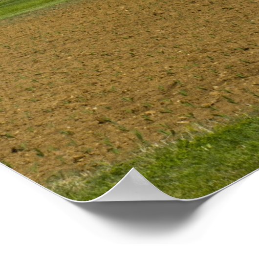 Farmlands van het Amish-land Poster (Hoek)