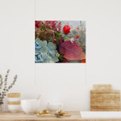 FARMphemera.com "Antieke & Hydrangea"-poster Poster (Keuken)