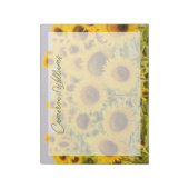 Farms | A Sunflower Field Notitieblok (Linkerzijde)