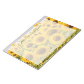 Farms | A Sunflower Field Notitieblok (Schuin)