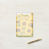 Farms | A Sunflower Field Post-it® Notes (Op bureau)