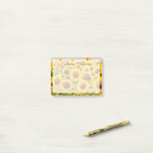 Farms | A Sunflower Field Post-it® Notes (Op bureau)