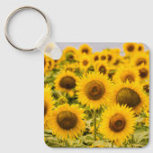 Farms | A Sunflower Field Sleutelhanger (Voorkant)