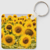 Farms | A Sunflower Field Sleutelhanger (Achterkant)