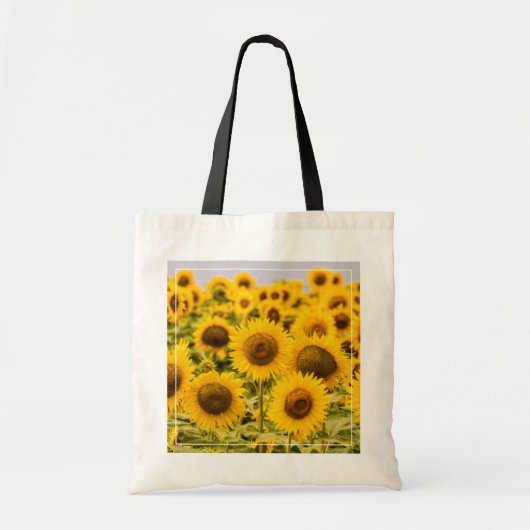 Farms | A Sunflower Field Tote Bag (Voorkant)