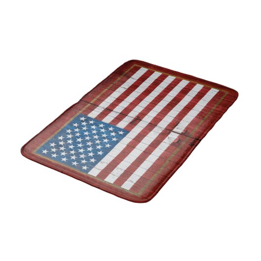 Farms | American Flag Barn Mural Badmat (Gekanteld)