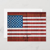 Farms | American Flag Barn Mural Briefkaart (Voorkant / Achterkant)