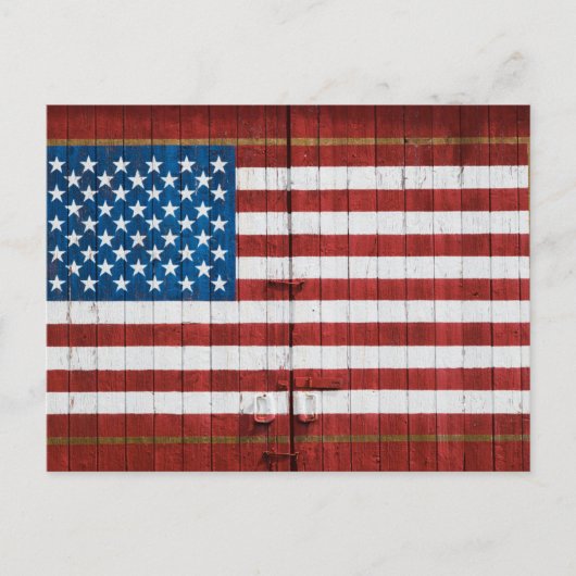 Farms | American Flag Barn Mural Briefkaart (Voorkant)