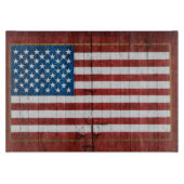 Farms | American Flag Barn Mural Snijplank (Voorkant)