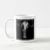 Farms | B&W Cow Head Shot Koffiemok (Links)