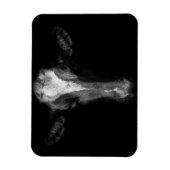 Farms | B&W Cow Head Shot Magneet (Verticaal)