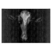 Farms | B&W Cow Head Shot Snijplank (Voorkant)