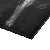 Farms | B&W Cow Head Shot Snijplank (Hoek)