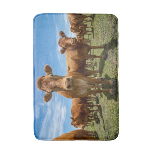 Farms Brown Cow Group Badmat (Voorkant Verticaal)