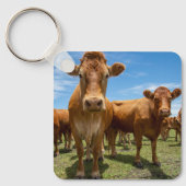 Farms Brown Cow Group Sleutelhanger (Voorkant)