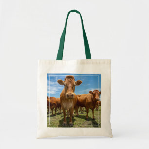 Farms Brown Cow Group Tote Bag