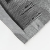 Farms | BW American Flag Barn Scene Fleece Deken (Hoek)