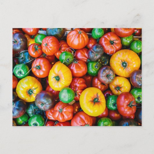Farms Colorful Tomato Harvest Briefkaart (Voorkant)