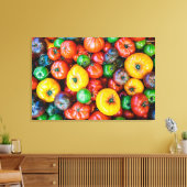Farms Colorful Tomato Harvest Canvas Afdruk (Insitu (Woonkamer))