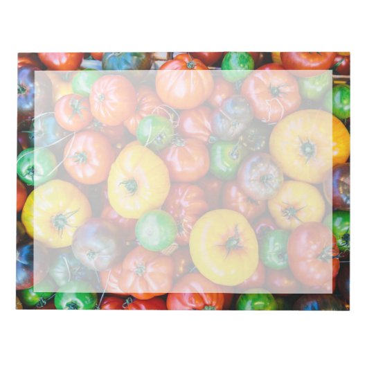 Farms Colorful Tomato Harvest Notitieblok (Voorkant)