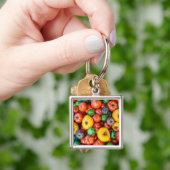 Farms Colorful Tomato Harvest Sleutelhanger (Hand)