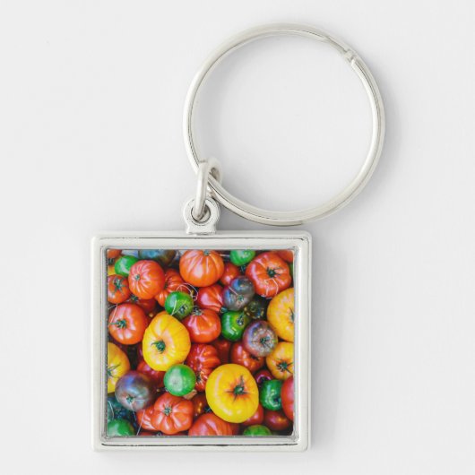 Farms Colorful Tomato Harvest Sleutelhanger (Voorkant)