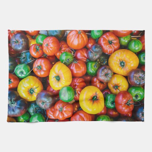 Farms Colorful Tomato Harvest Theedoek (Horizontaal)