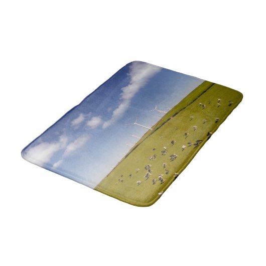 Farms | Cows Near Windmill Farm Badmat (Gekanteld)