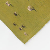 Farms | Cows Near Windmill Farm Fleece Deken (Hoek)