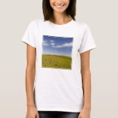 Farms | Cows Near Windmill Farm T-shirt (Voorkant)