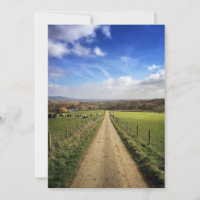 Farms English Countryside Dirt Road