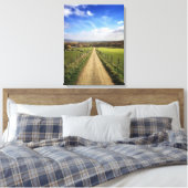 Farms English Countryside Dirt Road Canvas Afdruk (Insitu (Slaapkamer))