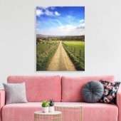 Farms English Countryside Dirt Road Canvas Afdruk (Insitu (Woonkamer))