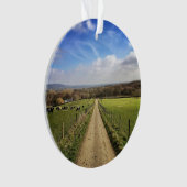 Farms English Countryside Dirt Road Ornament (voorkant)