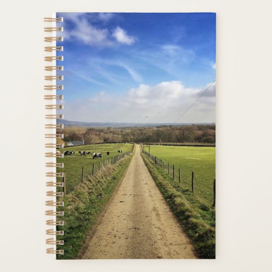 Farms English Countryside Dirt Road Planner (Voorkant)