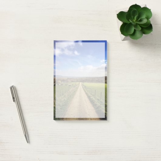 Farms English Countryside Dirt Road Post-it® Notes (Kantoor)