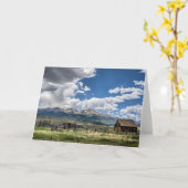 Farms Farm Below the Colorado Mountains Kaart (Gele Bloem)