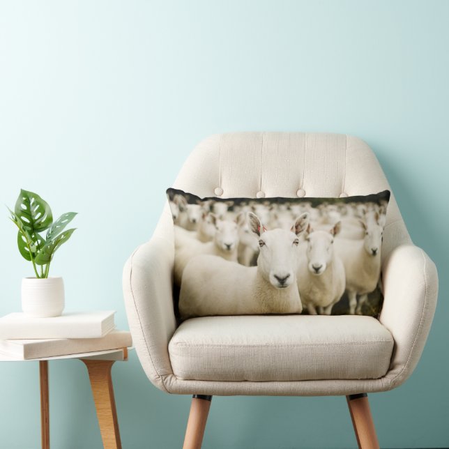 Farms | Herd of Sheep Kussen (Stoel)