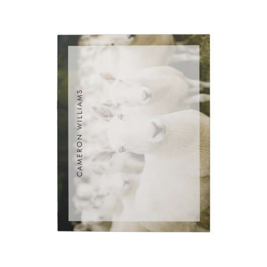 Farms | Herd of Sheep Notitieblok (Linkerzijde)