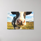 Farms | Holstein Cow Chewing Canvas Afdruk (Voorkant)