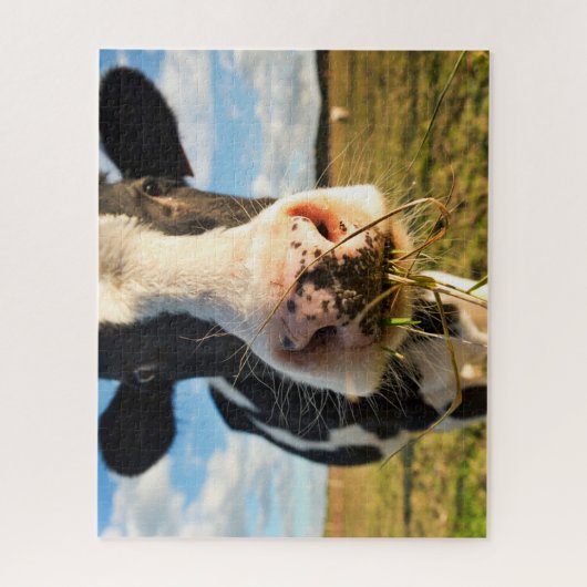 Farms | Holstein Cow Chewing Legpuzzel (Verticaal)