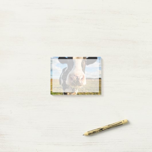 Farms | Holstein Cow Chewing Post-it® Notes (Op bureau)