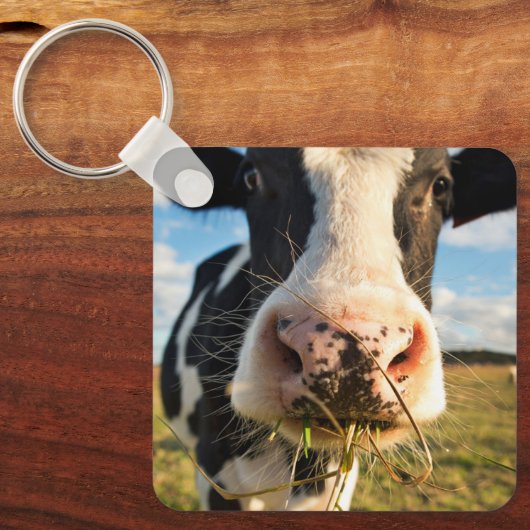Farms | Holstein Cow Chewing Sleutelhanger (Voorkant)