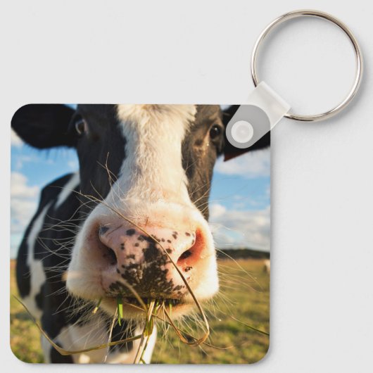 Farms | Holstein Cow Chewing Sleutelhanger (Achterkant)