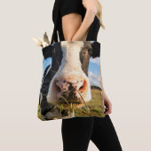 Farms | Holstein Cow Chewing Tote Bag (Dichtbij)