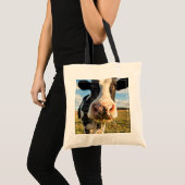 Farms | Holstein Cow Chewing Tote Bag (Voorkant (product))