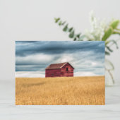 Farms | Old Red Barn Bedankkaart (Staand voorkant)
