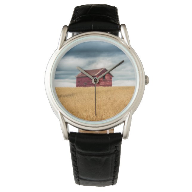 Farms | Old Red Barn Horloge (Voorkant)