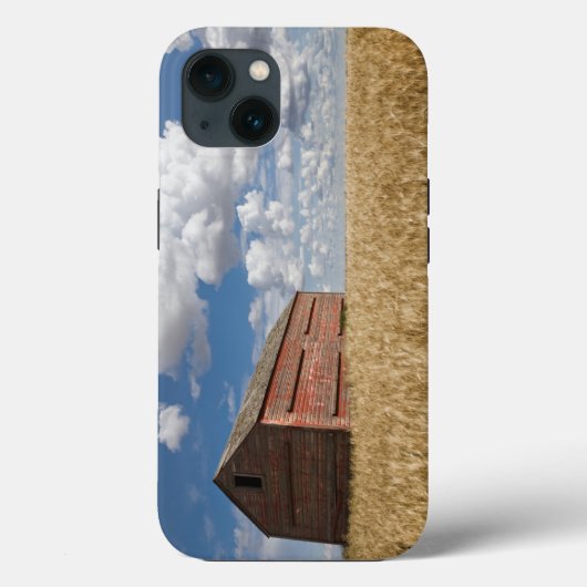 Farms | Old Red Barn in Wheat Field Case-Mate iPhone Case (Achterkant)